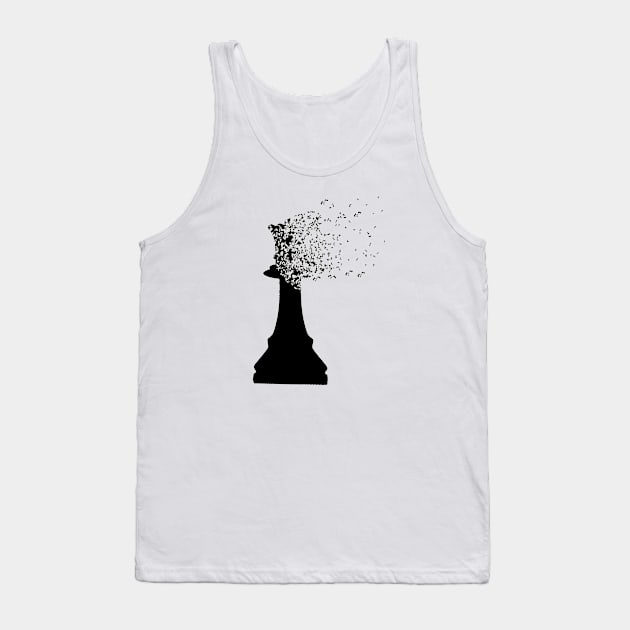 Chess queen king dispersion Tank Top by HBfunshirts